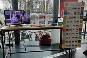 De helft van de Rosmalense basisscholen waren vertegenwoordigd en we mochten ze ook alle zeven begroeten in onze stand.