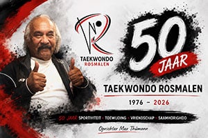 Taekwondo Rosmalen 50 jaar!
